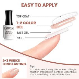RARJSM cured nails under LED lamp showing quick, glossy cure