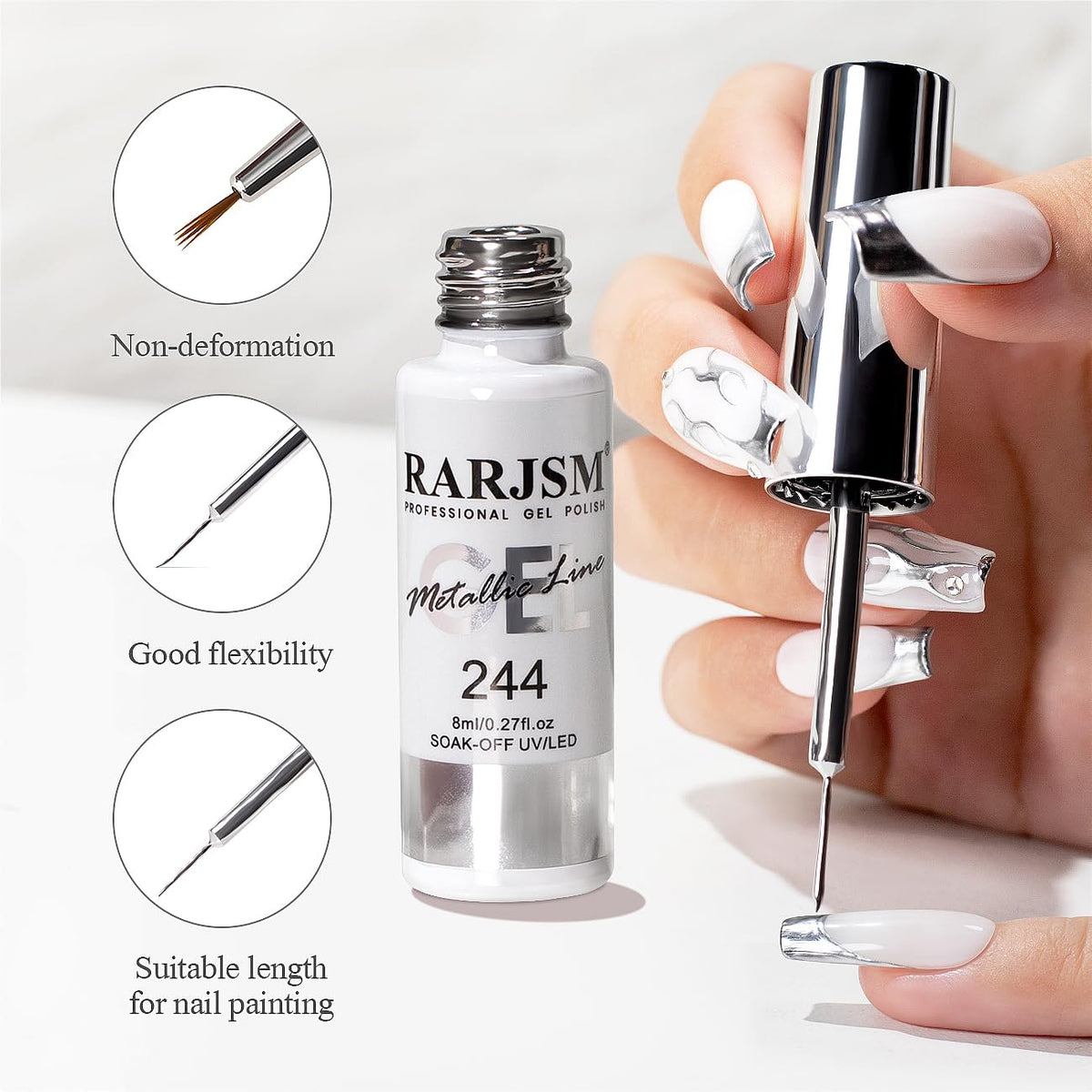 RARJSM bottle in hand to show 8ml scale and travel-friendly size