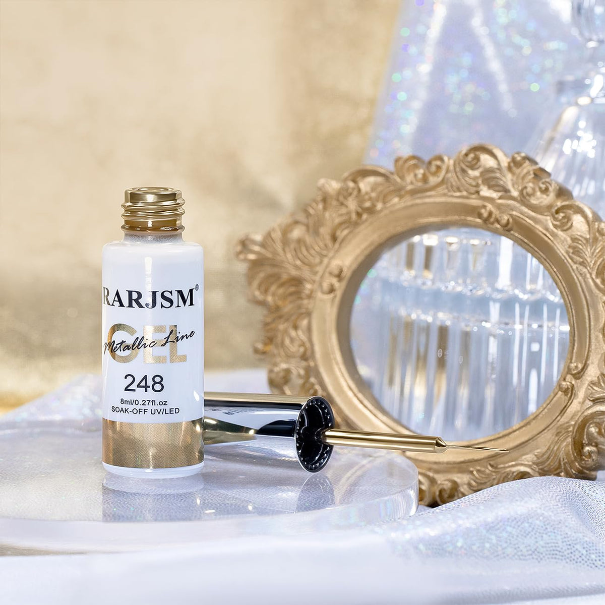 RARJSM 8ml bottle beside coin for scale, compact travel-friendly benefit