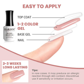 RARJSM size comparison with manicure tools showing generous 15ml benefit