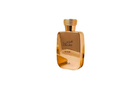 Rasasi Hawas Elixir sprayed on skin demonstrating fresh warm long-lasting scent