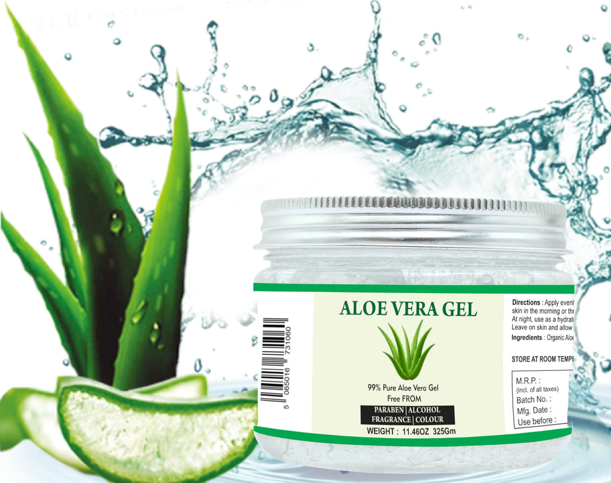 Raslok aloe gel worked through hair ends to moisturize and reduce frizz without weighing