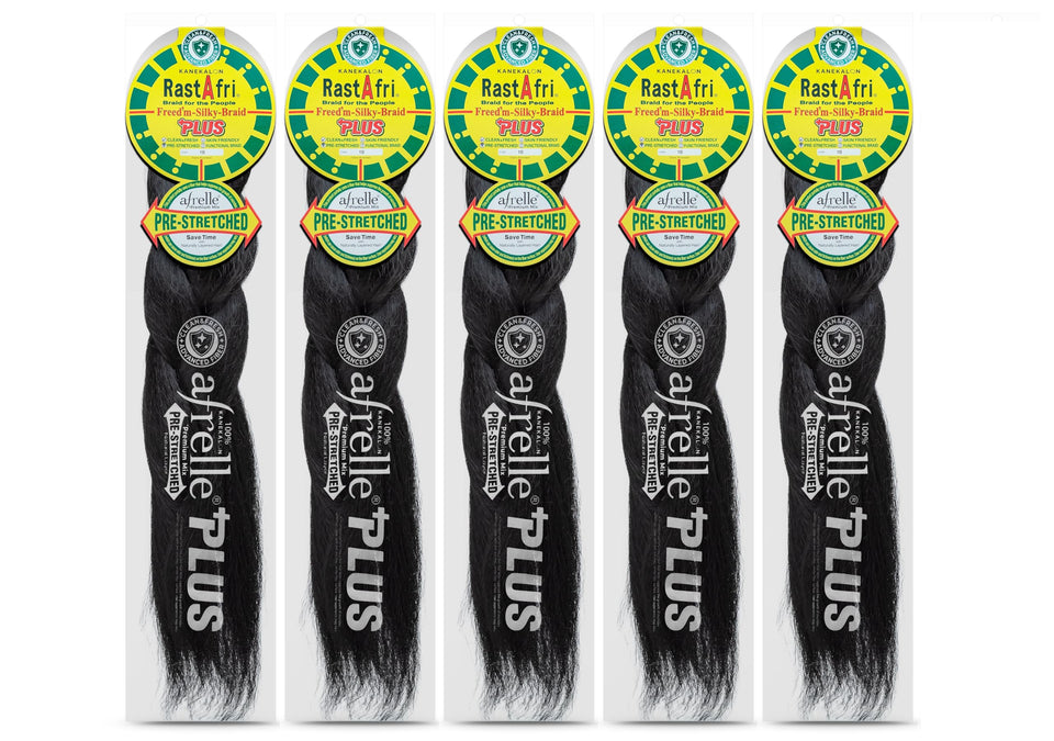 RastAfri Freed’m front packaging showing five 24-inch packs for value