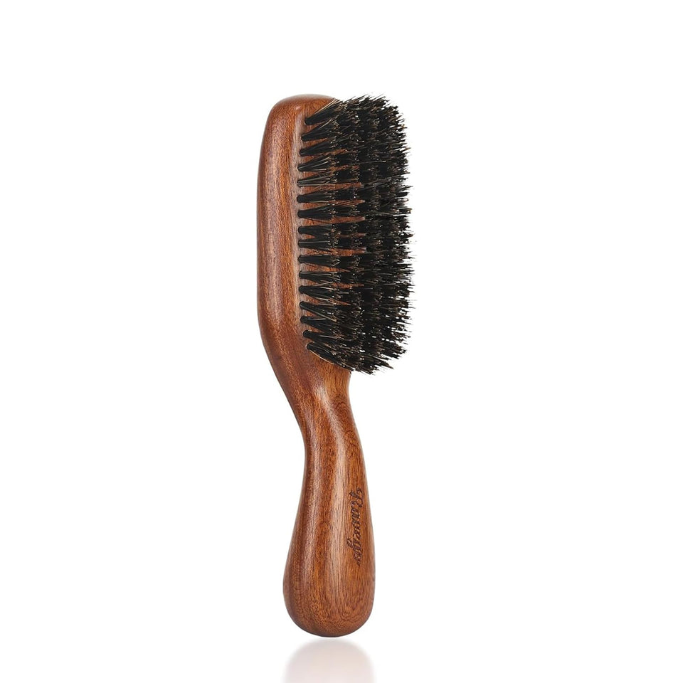 RAVEGO angled front view of brush showing compact shape and durability