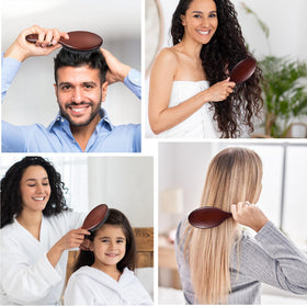 RAVEGO handle grip detail emphasizing comfortable hold for steady brushing benefit