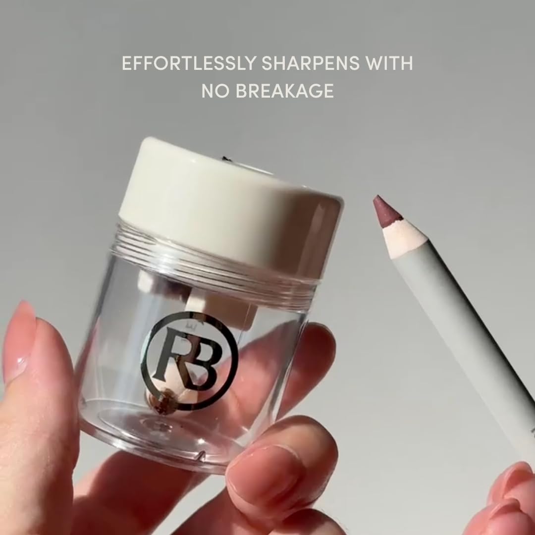 Ravie Beauty emptying shavings to demonstrate easy cleaning