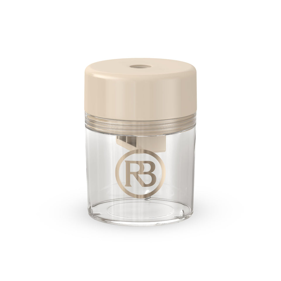 Ravie Beauty front view compact sharpener, precise tip control
