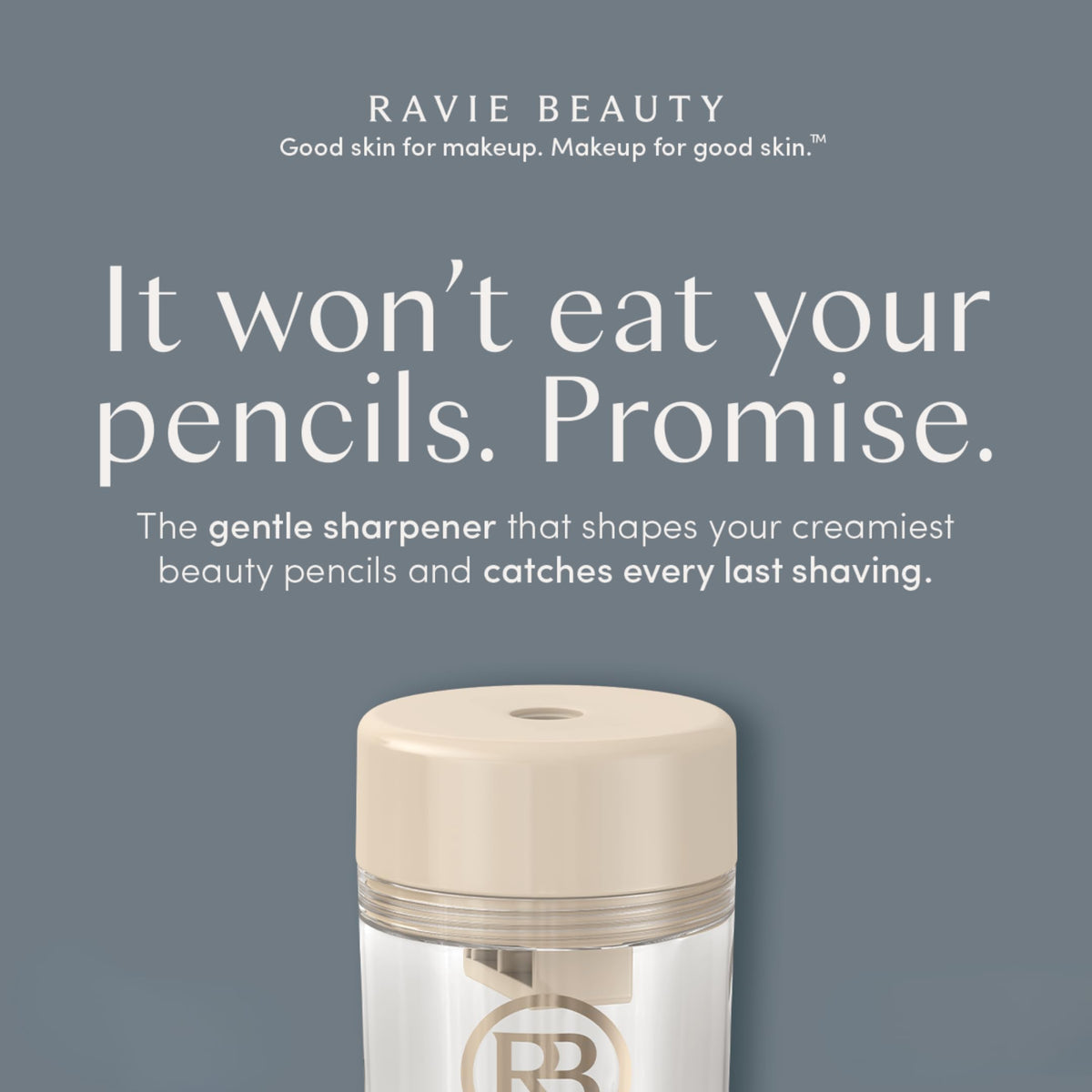 Ravie Beauty German steel blade close-up for smooth sharpening