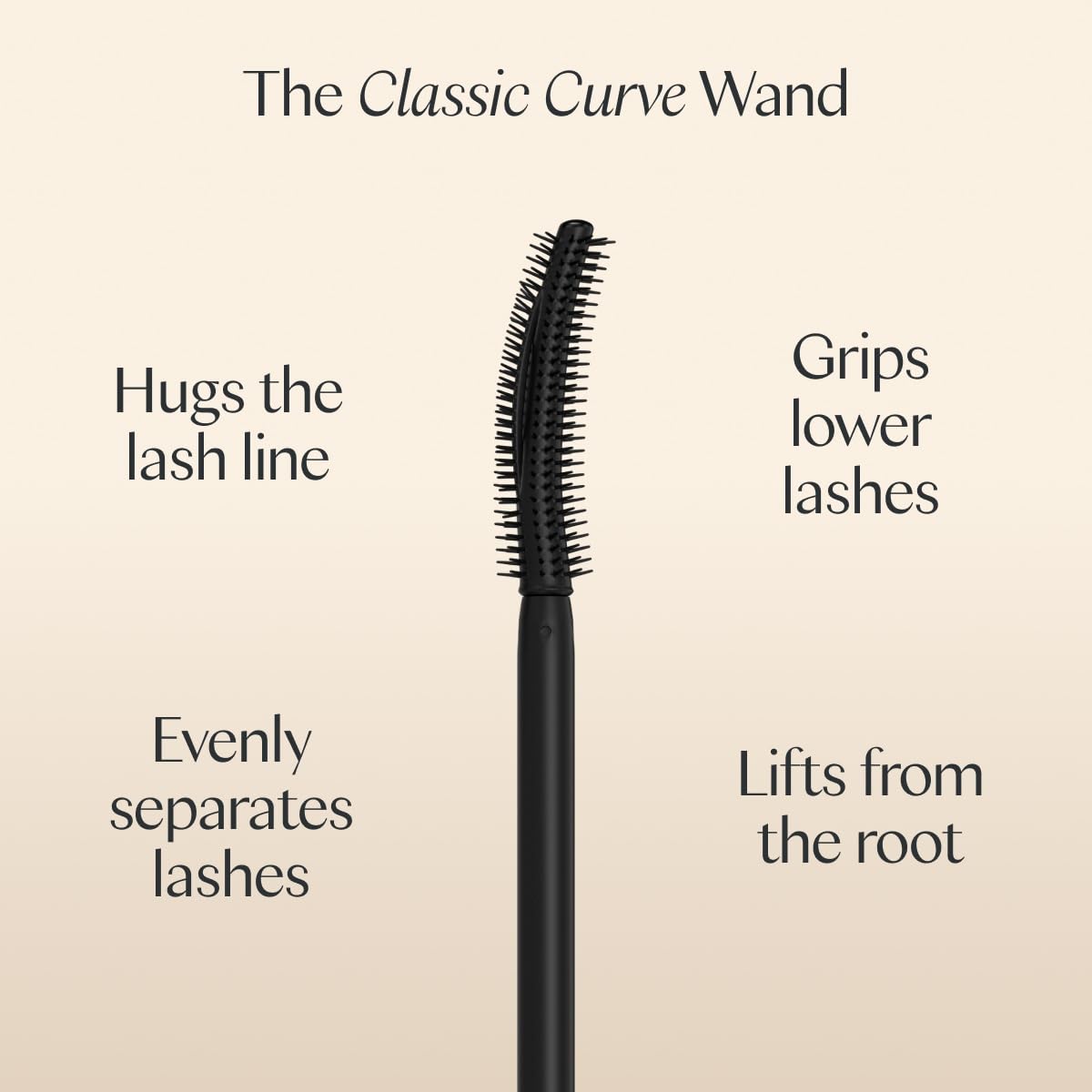 Ravie Beauty applied on model eyes demonstrating lifted, natural-looking lashes