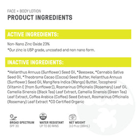 Raw Elements bio-resin packaging detail showing sustainable material benefit