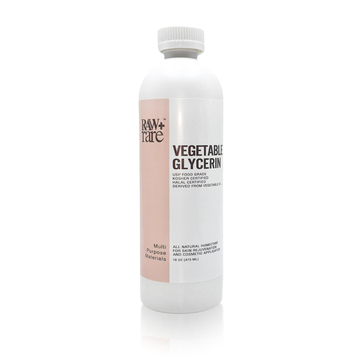 Raw Plus Rare front packaging showing bottle and label benefit hydration