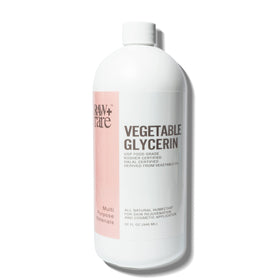 Raw Plus Rare label close-up highlighting USP food and cosmetic grade benefits