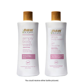 RAW SUGAR pump close-up with silky texture for gentle cleansing