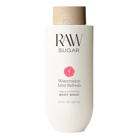 RAW SUGAR front packaging showing watermelon mint fragrance and benefits