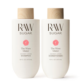 RAW SUGAR front packaging showing the Wave Maker duo and beachy styling benefit