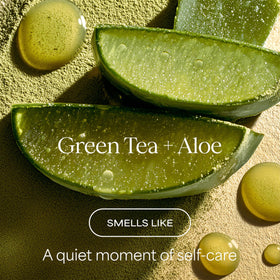 RAW SUGAR pump and label detail highlighting gentle formula benefit