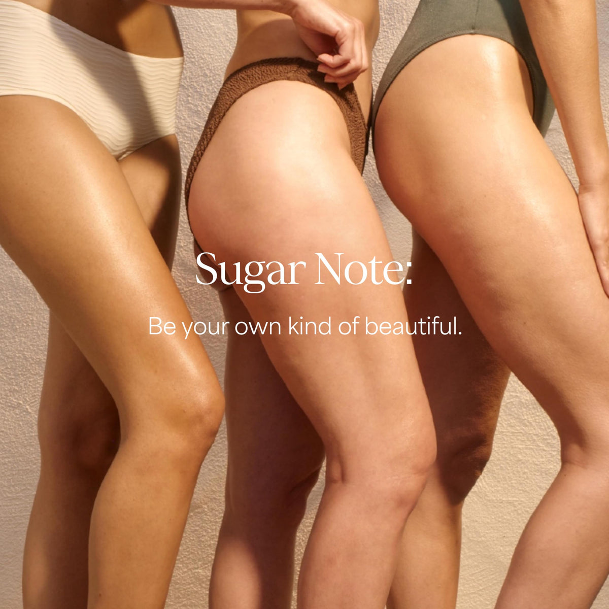 RAW SUGAR 20 fl oz bottle in hand for size comparison and travel-friendly benefit
