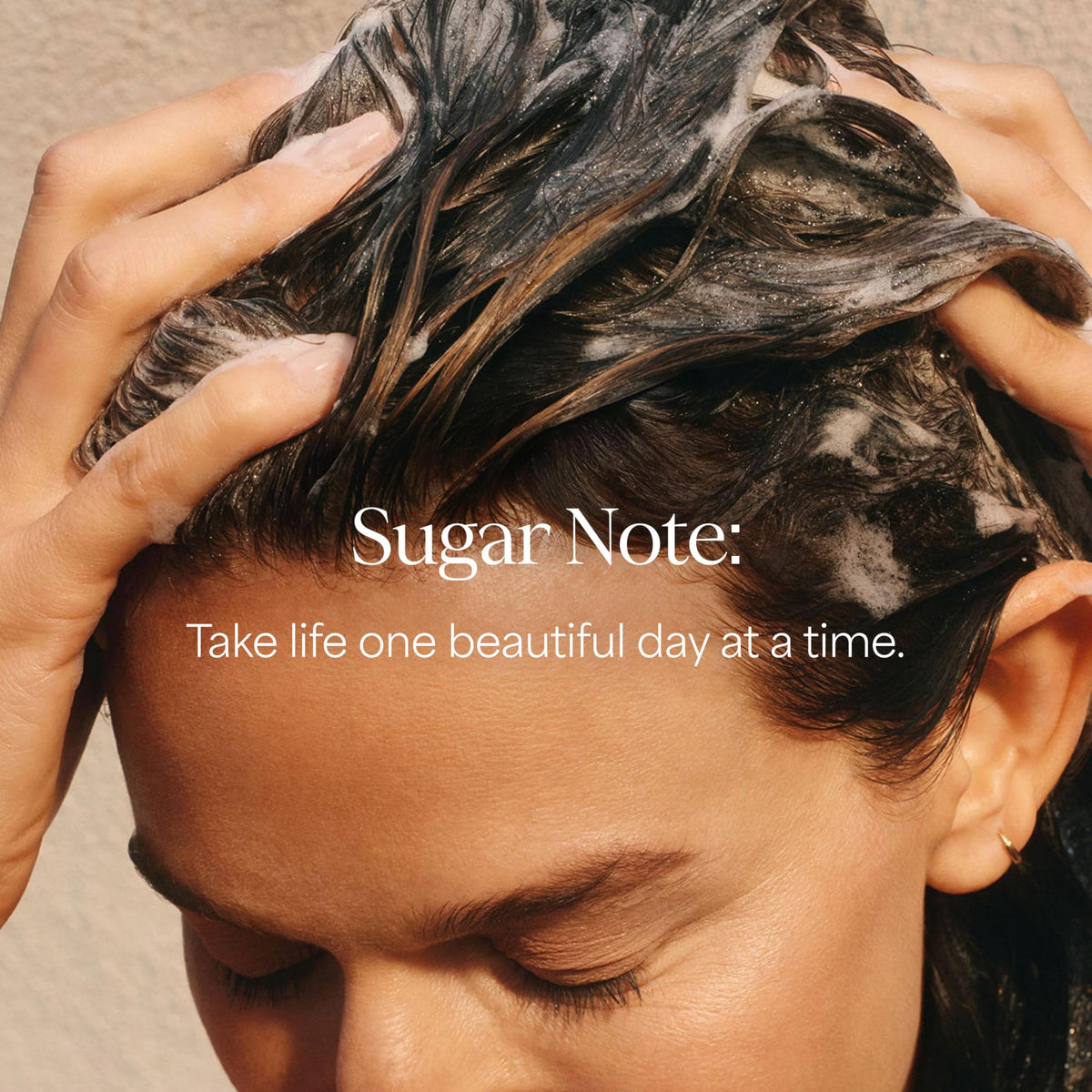 RAW SUGAR duo on bathroom counter in lifestyle scene for daily routine boost