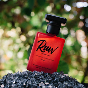 RawChemistry cologne in evening setting suggesting confidence and attraction