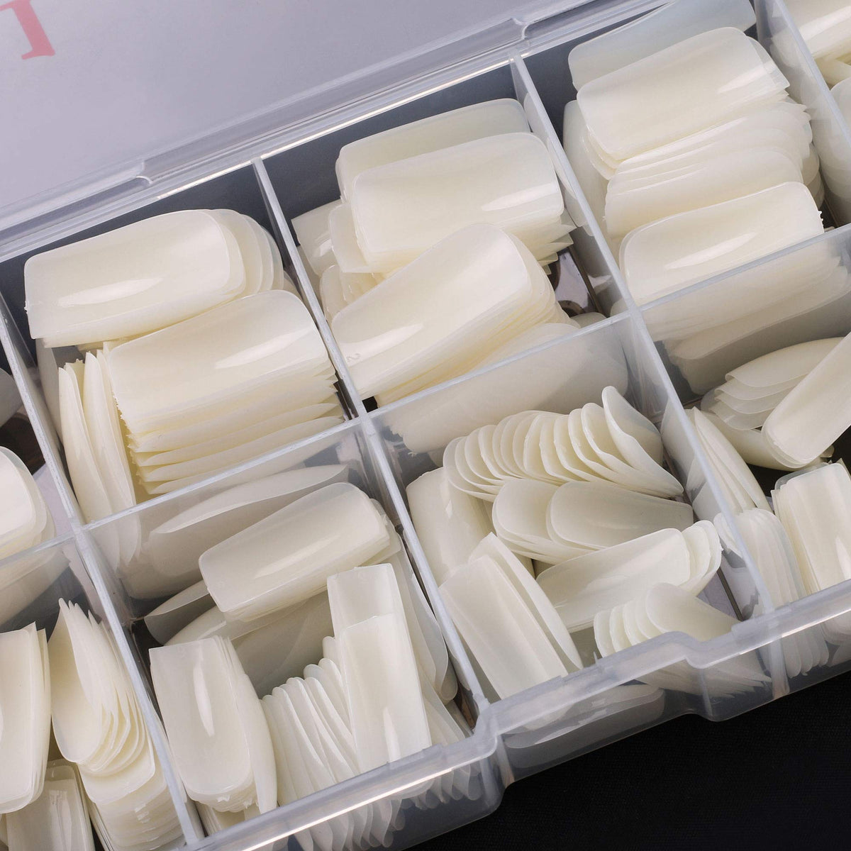 RayanWay open case with ten numbered compartments for quick size selection and organization