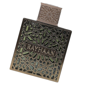 Rayhaan Terra front bottle view showing elegant design and premium appeal