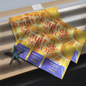 rayitos de sol kit styled in bathroom to show at-home convenience
