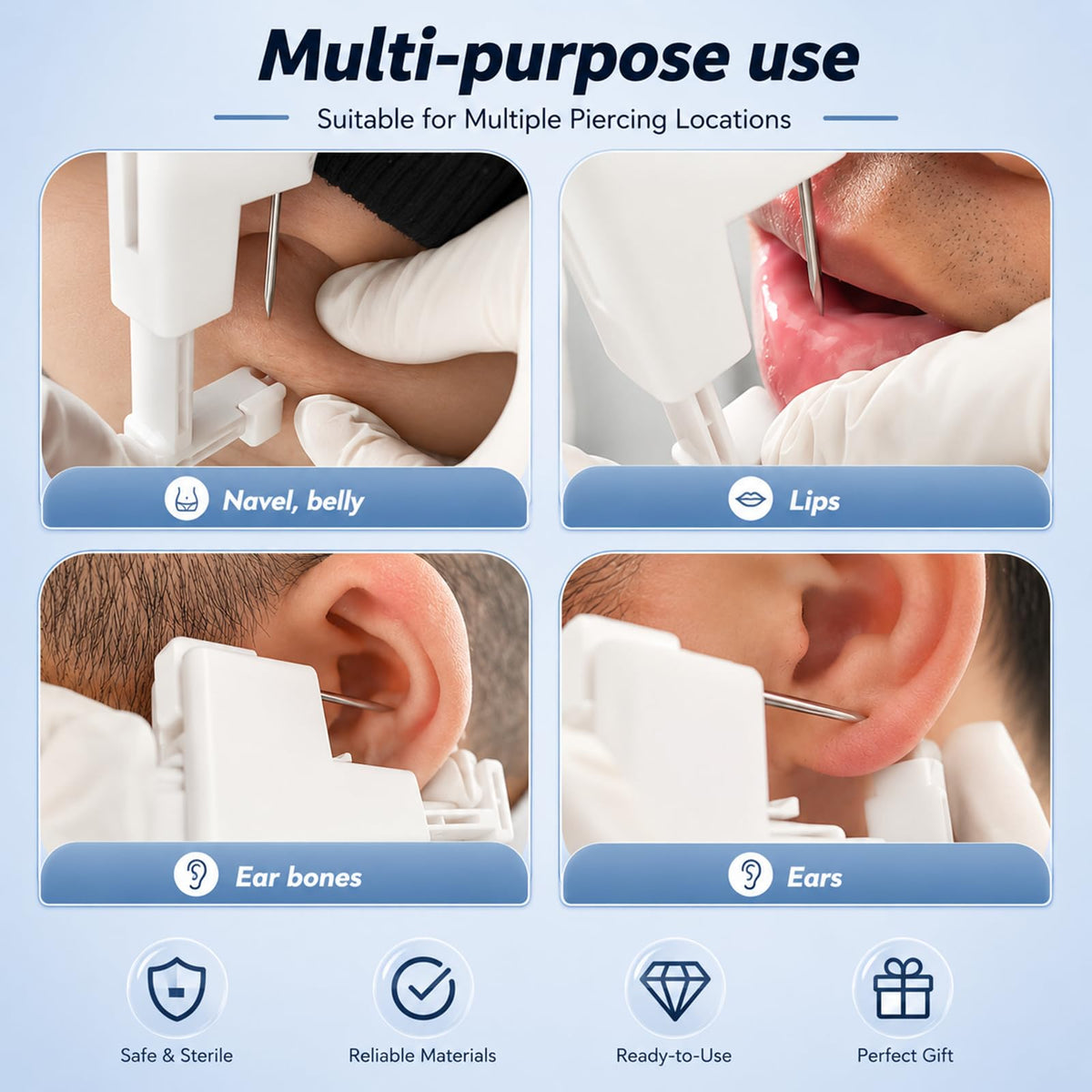 Rayyl implant-grade belly rings detail demonstrating comfort-fit and smooth finish