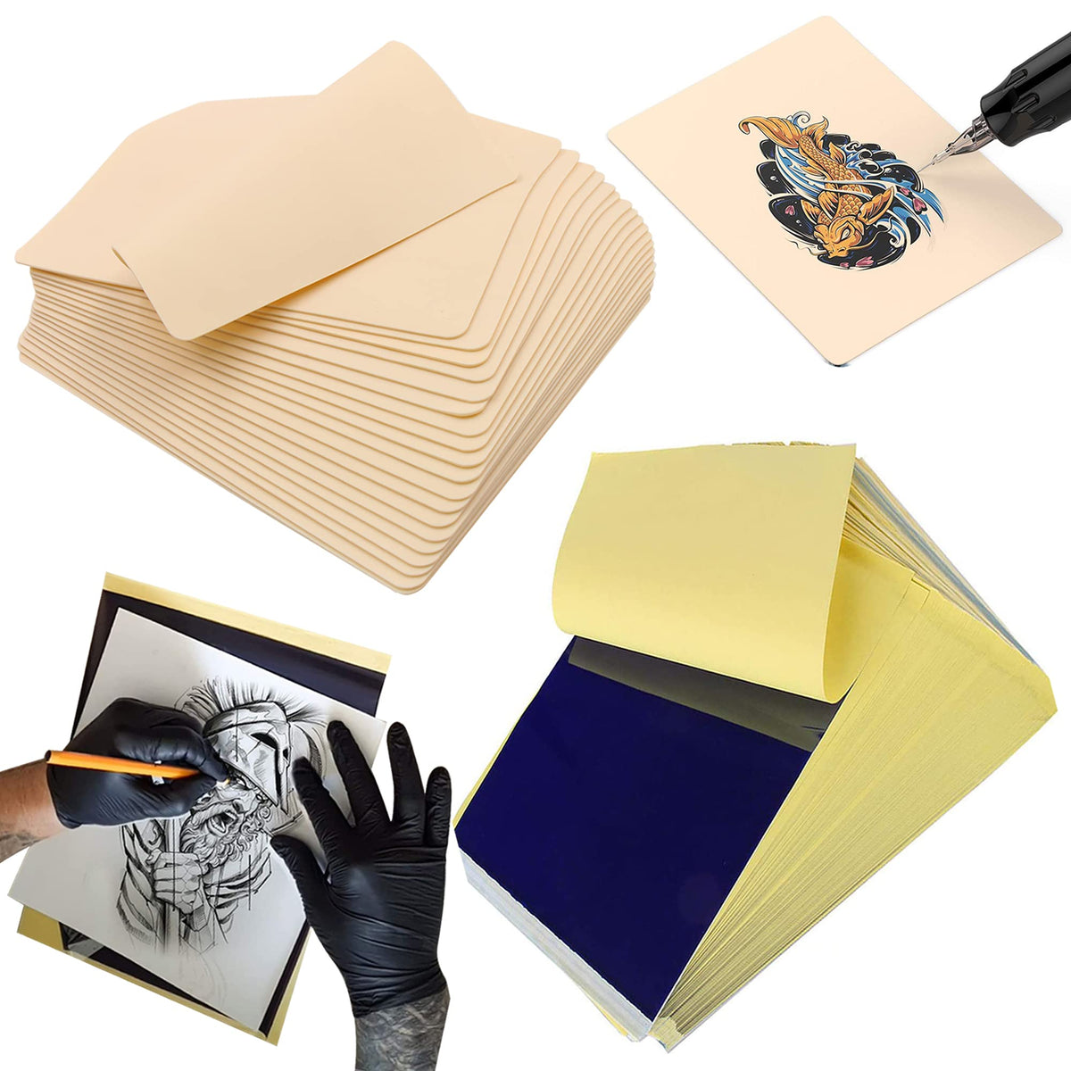 Rayyl front packaging showing full practice skin and transfer kit benefits