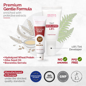 RB RENATA BEAUTY cream texture close-up showing smooth blendability
