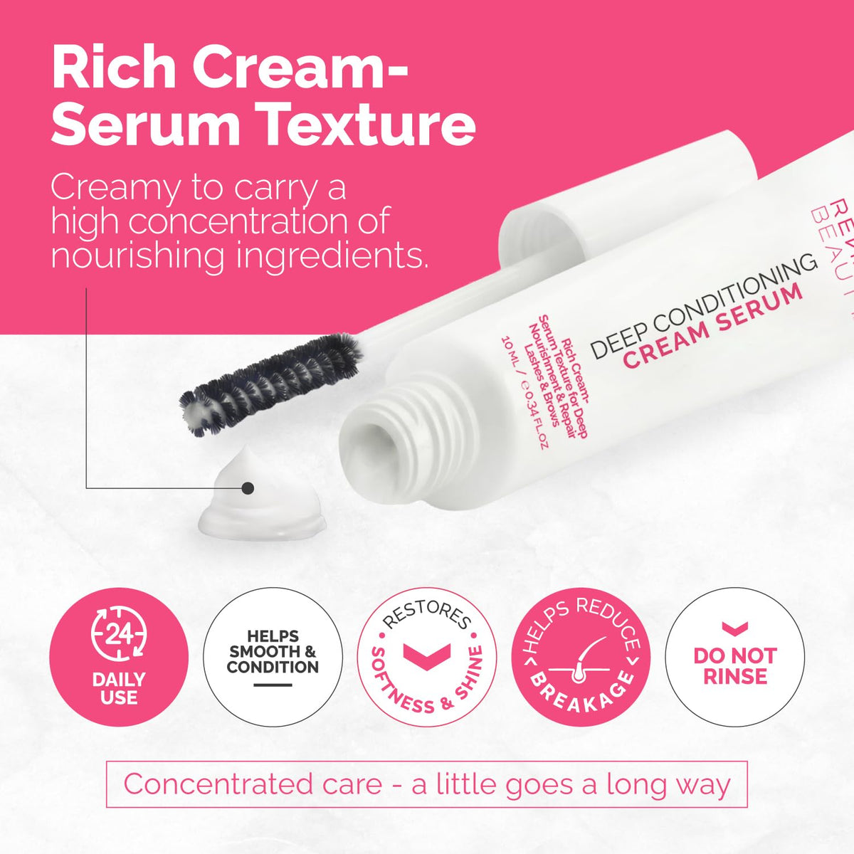 RB RENATA BEAUTY creamy texture on spatula showing rich, concentrated hydration