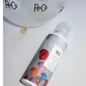 R+Co before and after hair comparison showing fuller roots and natural movement benefit
