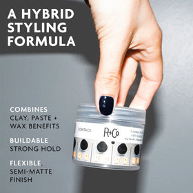 R+Co Control paste cap detail showing packaging quality and easy access