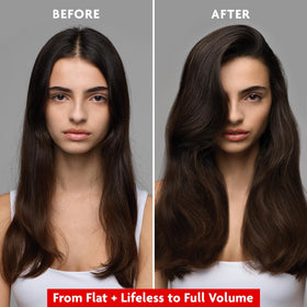 R+Co Dallas mist texture close-up demonstrating fine spray for lightweight volume