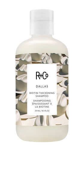 R+Co Dallas front bottle view showing clean design and product benefit