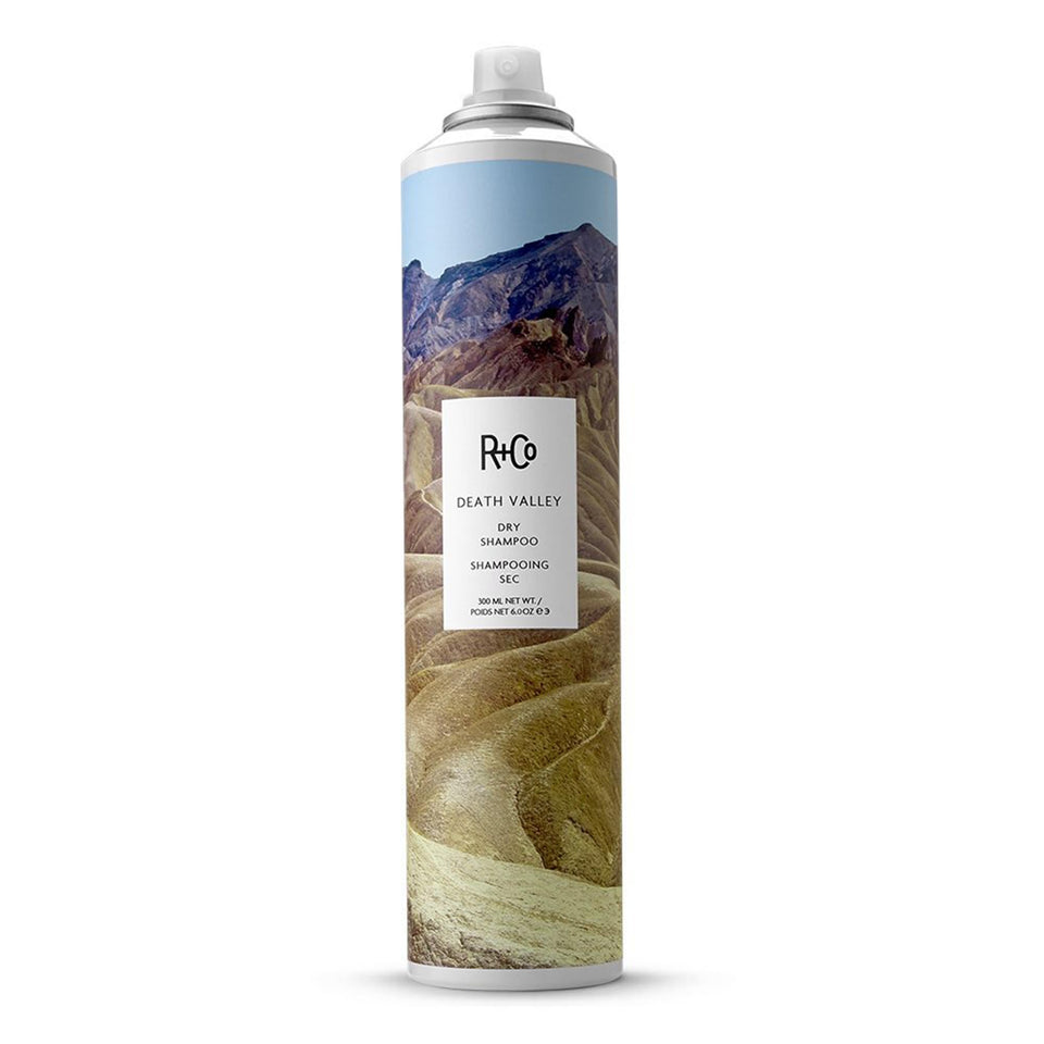 R+Co Death Valley front packaging showing bottle and label for quick identification and benefits