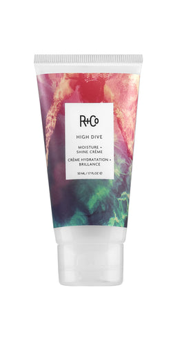 R+Co HIGH DIVE front jar shot showing packaging and hydration benefit