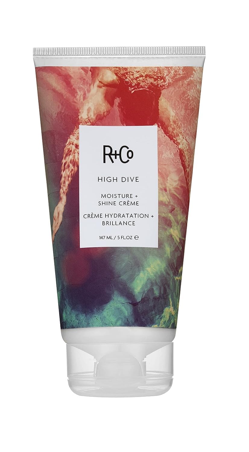 R+Co High Dive front packaging showing product and branding benefits