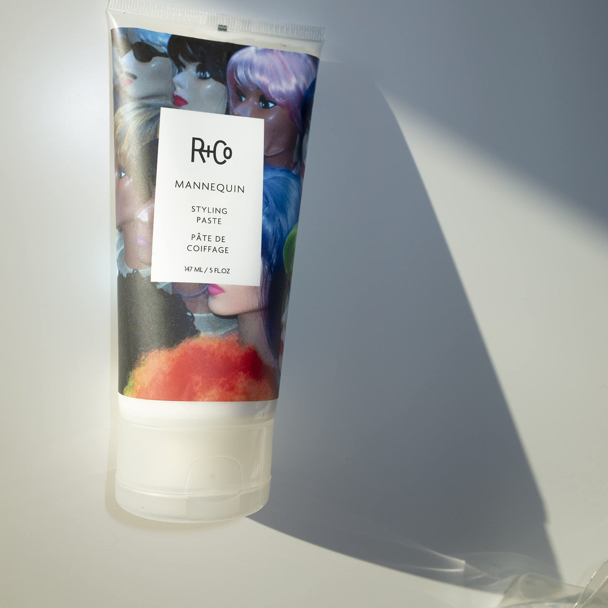 R+Co MANNEQUIN close-up paste texture demonstrating workable hold