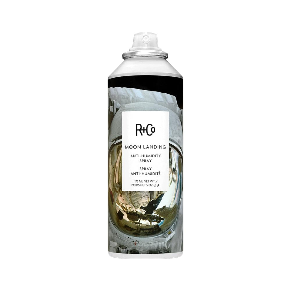 R+Co Moon Landing front can view showing label and 5 oz size, lightweight protection