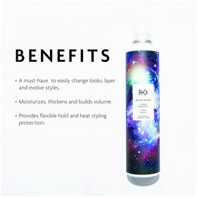 R+Co Outer Space nozzle detail demonstrating even spray coverage