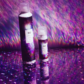 Model styled with R+Co Outer Space showing flexible, touchable hold
