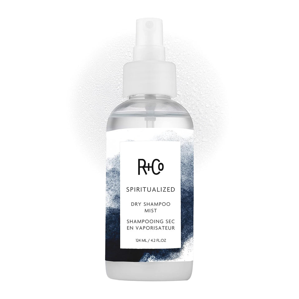 R+Co Spiritualized front packaging showing clean bottle and branding benefits