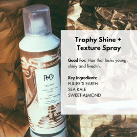 R+Co Trophy fine mist spraying, demonstrating even coverage and shine benefit