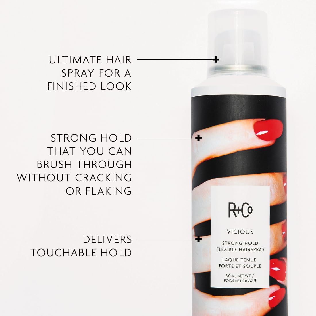 R+Co Vicious mist being sprayed showing even coverage and brushable finish