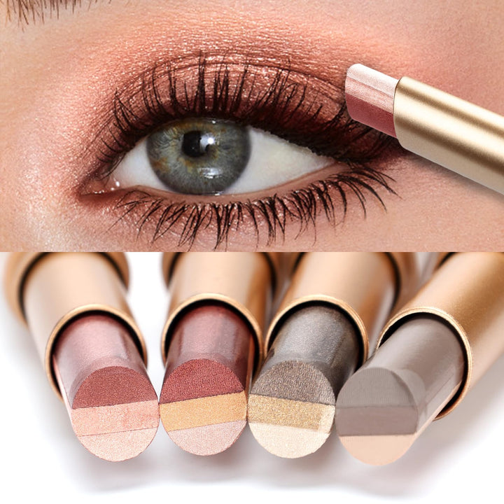 Re. Misoo front packaging showing four gradient glitter eyeshadow sticks and variety benefit