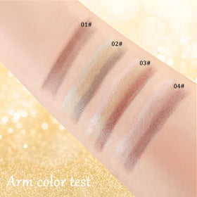 Re. Misoo eyeshadow stick next to a coin showing compact size and travel convenience