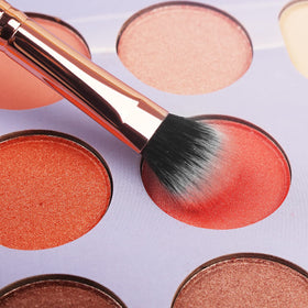 Real Perfection synthetic bristles close-up showing soft texture for smooth application