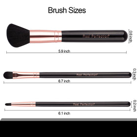 Real Perfection brush applying foundation for smooth, even coverage benefit