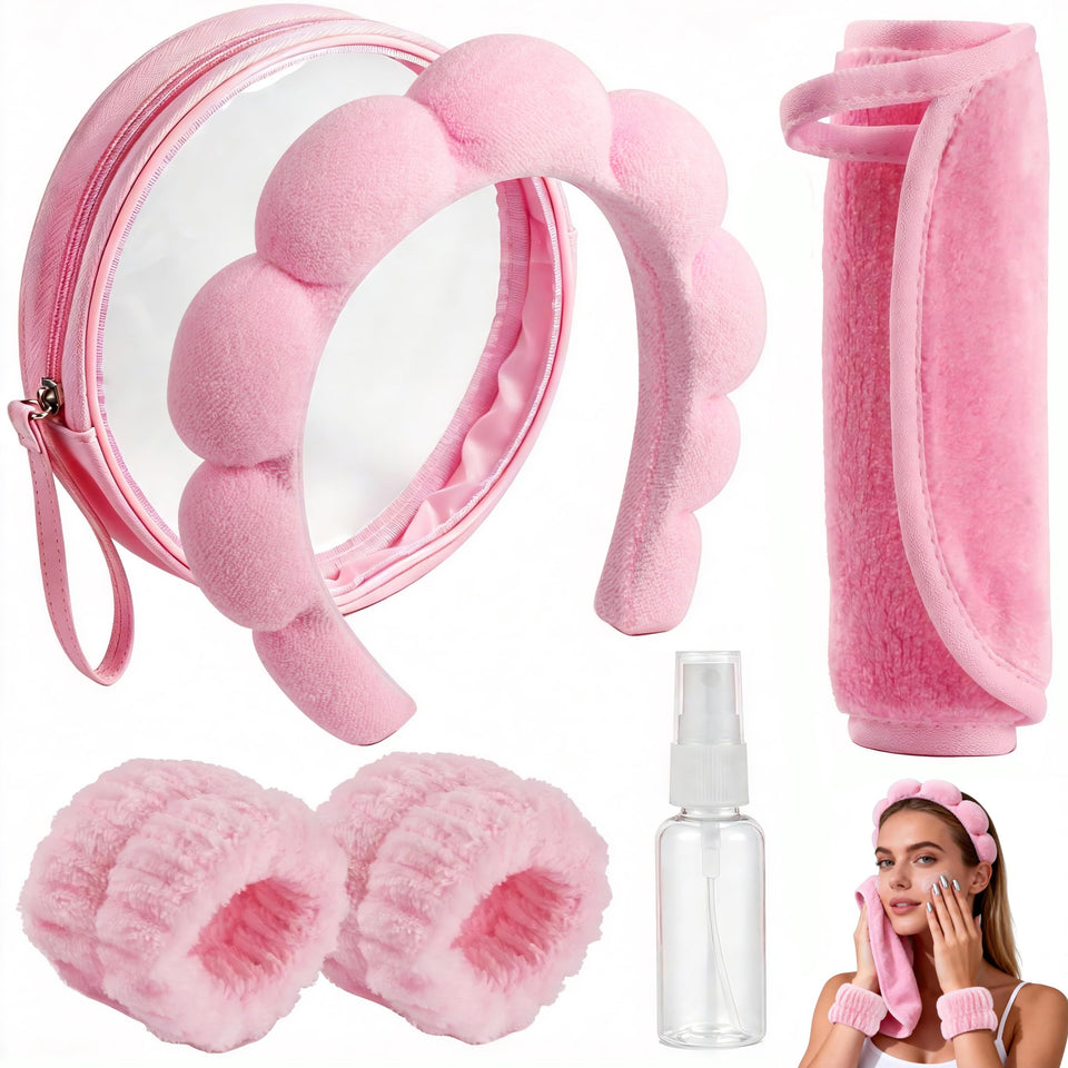 Real Perfection headband front view shows neat hair protection and comfort