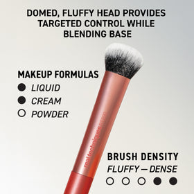 Real Techniques Blush and Setting Brushes detail for soft powder placement and glow